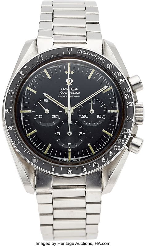 omega speedmaster chronograph stainless steel.